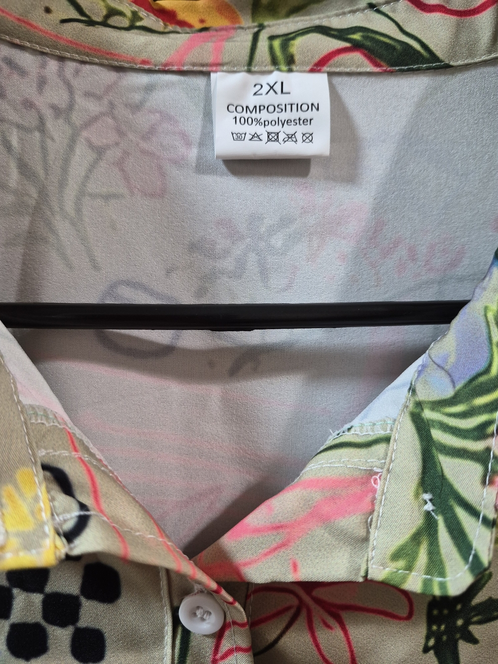 Casual Multicolor Graphic Print Woman's FLOW tunic Shirt - Picture 9 of 9